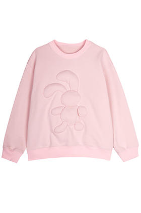 jnby  23年秋款  棉质兔子落肩宽松套头卫衣  1N9413160