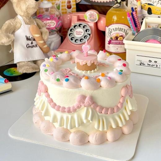 【优品系列】---【复古花边小蛋糕】 商品图0