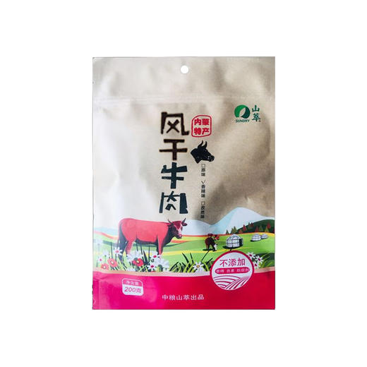 中粮山萃风干牛肉(香辣味)200g-（新老包装随机发货哦~） 商品图3