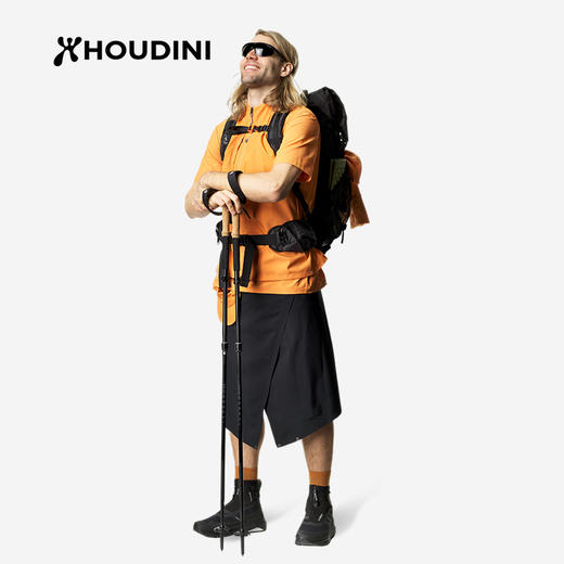 HOUDINI胡丁尼 The Square 魔术方块 户外硬壳防水短裤裙649944 商品图1
