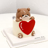 抱抱爱心熊丨奶油蛋糕 商品缩略图1