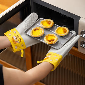 【摩登主妇&蜡笔小新】防烫手套厨房烘焙微波炉烤箱加厚隔热手套