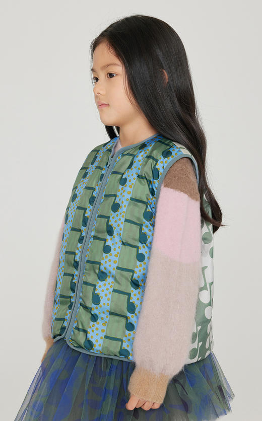 jnby   23年秋款  0感音符文艺羽绒马甲  1N9C11610 商品图3