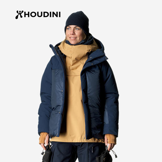 HOUDINI胡丁尼 Bouncer Jacket 保镖 女户外冬季保暖棉服带帽外套 100244 商品图0