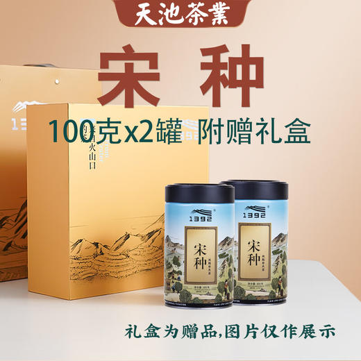 天池1392单丛名茶宋种 凤凰单丛茶 特级珍藏100克罐装 商品图0