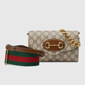 GUCCI 古驰 女士 马衔扣1955系列 GG Supreme帆布 迷你手袋 混色 724713 HUHHX 8565