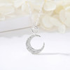 【寻月】S925银摆动月亮项链【YXS-A2358】 商品缩略图1