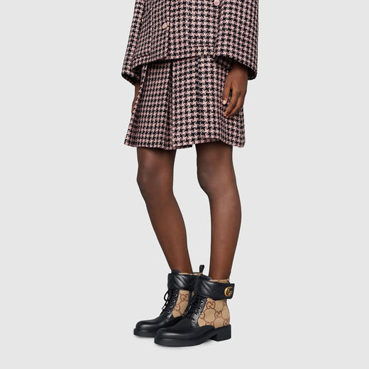 GUCCI 古驰 女士双G踝靴 混色 678984 17K40 1284 商品图3