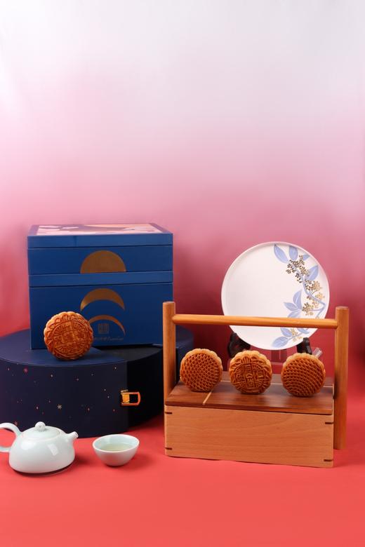 星月交辉-双层月相月饼礼盒（送丹桂盘） 商品图3