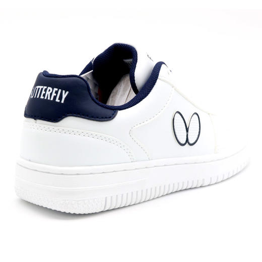 Butterfly蝴蝶乒乓球鞋L11男女同款板鞋专业乒乓球运动鞋室外休闲鞋 白色 商品图5