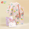 贝贝怡春秋宝宝套头套装女童家居服两件套儿童睡衣空调服233T2639 商品缩略图5