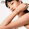 ZEGL设计师肌理系列透明花朵手镯女轻奢小众精致手环新款开口镯子 商品缩略图2