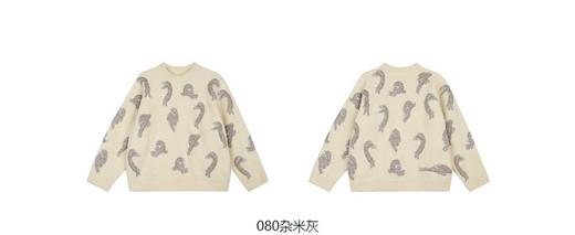jnby  23年秋款  撞色长袖套头毛衫 1N9313240 商品图12