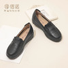 信诺真皮妈妈鞋2023秋新款平底中老年妈妈鞋子休闲舒适软底女单鞋23Q6315-86 商品缩略图8