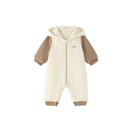 【商场同款】英氏婴幼儿衣服男宝哈衣连帽暖绒连体衣保暖秋冬 商品图4