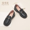 信诺女鞋春秋款女士单鞋舒适休闲皮鞋百搭真皮一脚蹬工作鞋妈妈鞋23Q2309-2 商品缩略图5