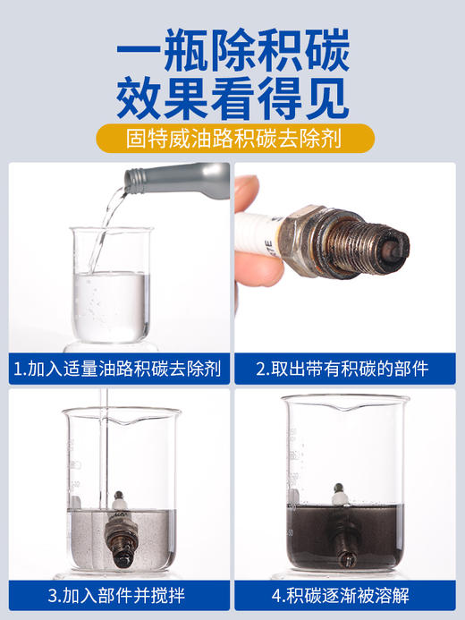 【固特威】油路积碳去除剂 清除积碳提升动力节省燃油改善抖动 商品图2