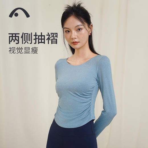 2023爱暇步秋冬新款瑜伽运动健身跑步外穿时尚设计原创上衣A23119JDA 商品图5