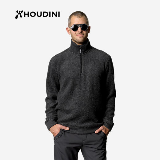 HOUDINI胡丁尼 Alto 阿尔托 男款美利奴羊毛长袖POLO衫220234 商品图1