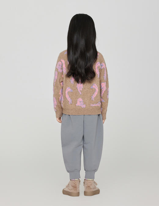 jnby  23年秋款  撞色长袖套头毛衫 1N9313240 商品图5