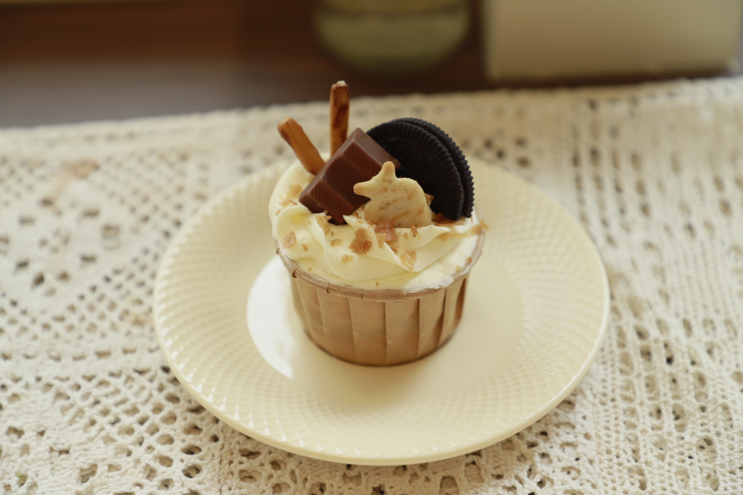 咸奶油巧克力碎杯