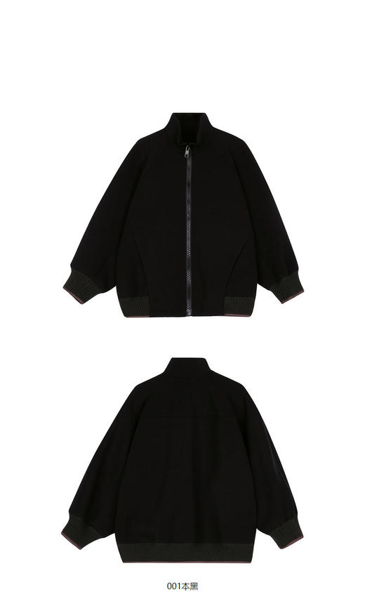 jnby  23年秋款  空气层挺阔开襟卫衣 1N9411930 商品图3