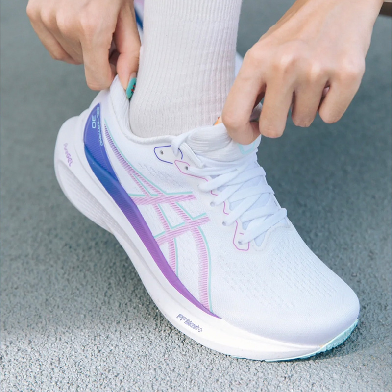 ASICS亚瑟士运动鞋GEL-KAYANO 30丨稳定支撑跑鞋 减震回弹 改善足部内旋轻量运动鞋