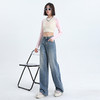 Ailan爱岚阔腿牛仔裤 商品缩略图6