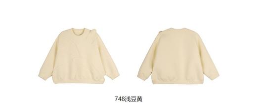 jnby  23年秋款  落肩廓形圆领套头卫衣  1N9411920 商品图11