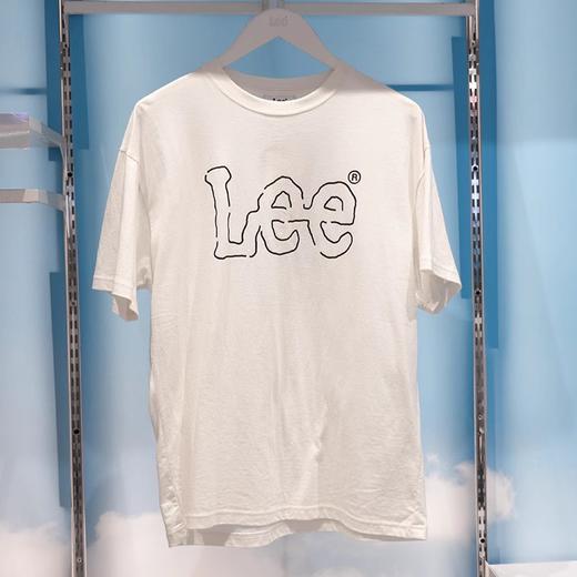 Lee商场同款韩国设计男女情侣款短袖T恤宽松LUT004431200166A02782 商品图0