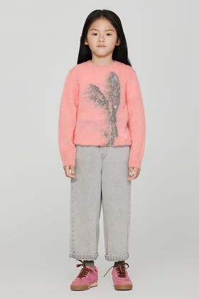 jnby  23年秋款  风吹兔子柔软亲肤长袖套头毛衫 1N9312670