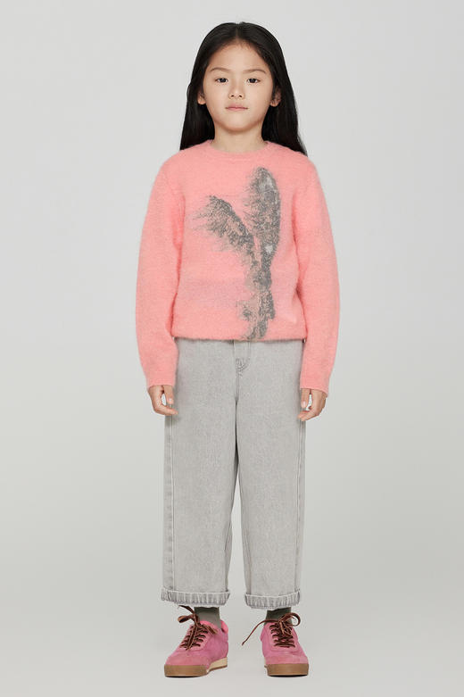 jnby  23年秋款  风吹兔子柔软亲肤长袖套头毛衫 1N9312670 商品图0