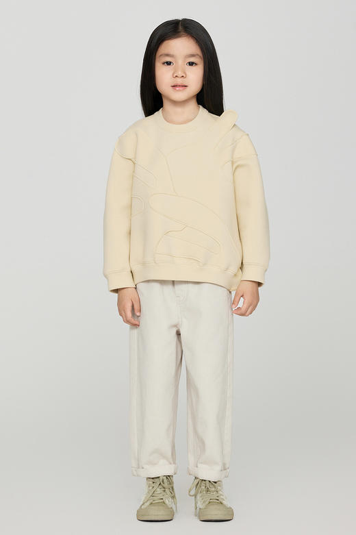 jnby  23年秋款  落肩廓形圆领套头卫衣  1N9411920 商品图0