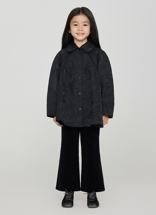 jnby  23年秋款  精致提花中长款风衣 1N9911800 商品图8