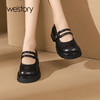 westory2023秋季新款真皮百搭学院风玛丽珍厚底小皮鞋S23CE73371 商品缩略图5