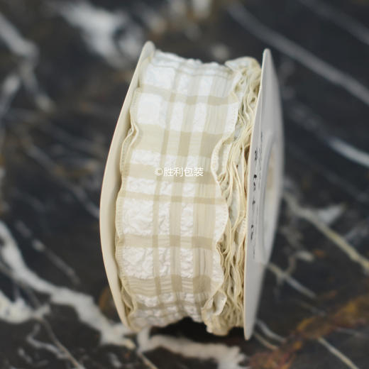 格子皱褶丝带4CM 商品图2