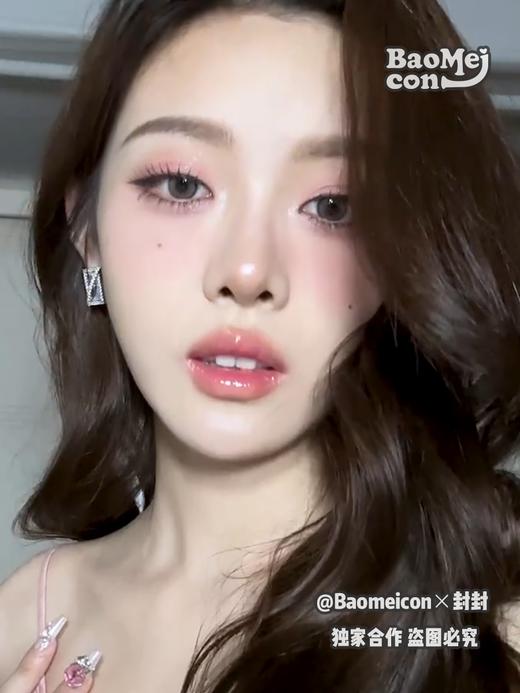 BAOMEICON·年抛  芭比灰棕 14.2  <封封同款> 七夕约会妆 | 日常通勤也能驾驭的微混血灰棕！不规则锁边 眼神更聚光！韩产0-800度<一副两片> 商品图3