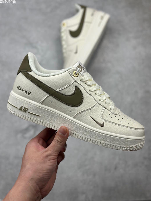 夏季特惠💰430 官方爆款定制 公司级 Nike Air Force 1 Low “NAI-KE”40年 军绿 空军一号 商品图3