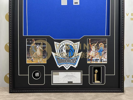 收藏系列 诺维斯基 小牛队41号蓝色 亲笔签名球衣 商品图3