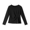 SMZ9772 别致小众长袖上衣女内搭2023秋冬打底衫可外穿收腰独特显瘦t恤潮 商品缩略图4