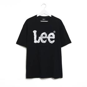 Lee韩国设计涂鸦LOGO宽松短袖T恤打底衫LUT004435200170A02786