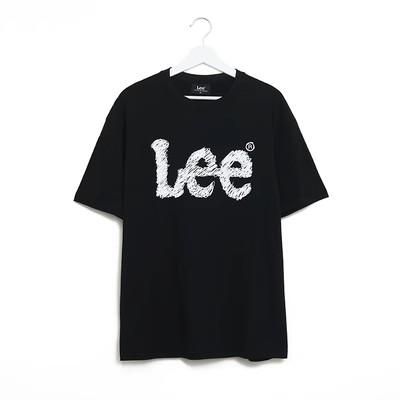 Lee韩国设计涂鸦LOGO宽松短袖T恤打底衫LUT004435200170A02786 商品图0