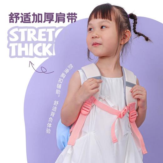 迪士尼儿童书包可爱卡通简约女孩双肩背包1到3年级休闲小学生背包 商品图2