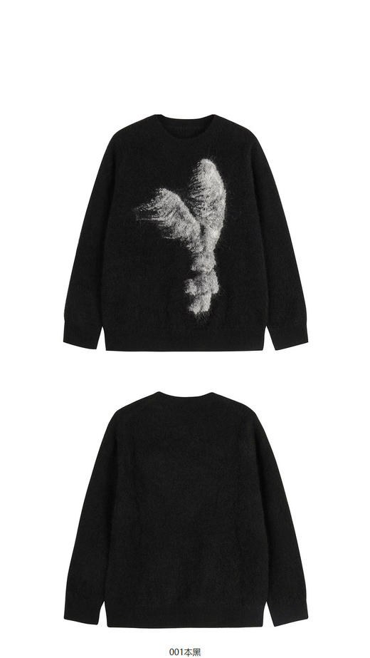 jnby  23年秋款  风吹兔子柔软亲肤长袖套头毛衫 1N9312670 商品图11