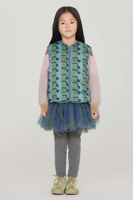 jnby   23年秋款  0感音符文艺羽绒马甲  1N9C11610 商品图0