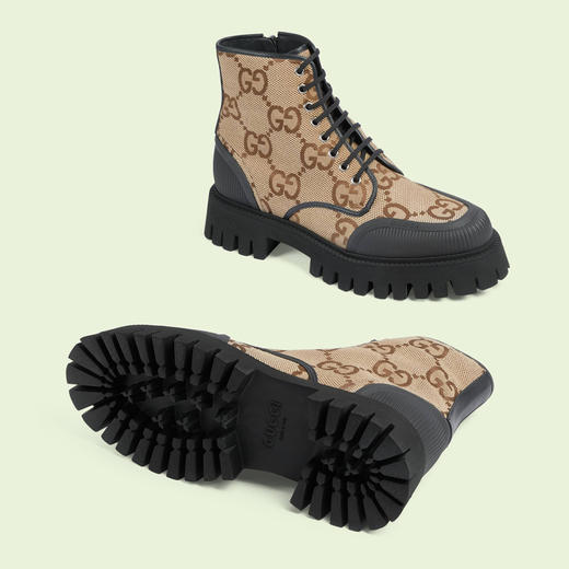 GUCCI 古驰 男士GG系带靴 混色 699970 UKOF0 2590 商品图3