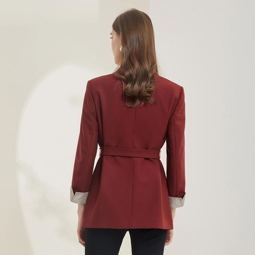 NG105斯尔丽瑟俪2023秋季直身版西装外套休闲感时尚百搭职场女式外套 商品图1