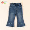 贝贝怡童装儿童春秋季长裤女童休闲洋气潮流百搭牛仔长裤ZB3CK013 商品缩略图2