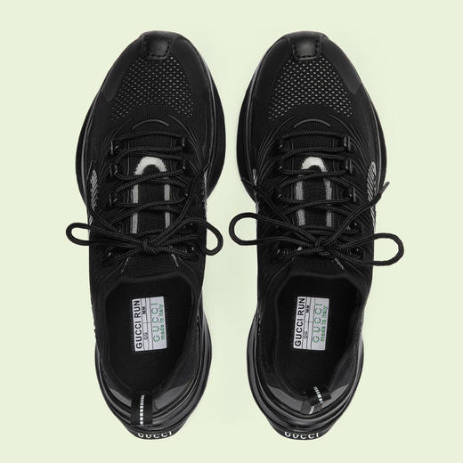 GUCCI 古驰 男士 Run系列 休闲运动鞋 黑色 714658 USM10 8442 商品图1
