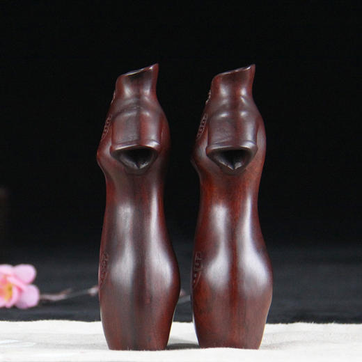 东方之美(旗袍)°酸枝木花瓶 商品图4